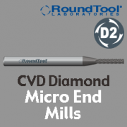 Micro End Mills - CVD Diamond