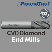 End Mills - CVD Diamond