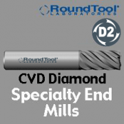 Specialty End Mills - CVD Diamond