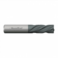 GRD Series: Downshear 4 flute fractional end mills - D1 Coated