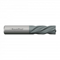 GRD Series: Downshear 4 flute fractional end mills - D2 Coated