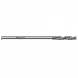 BPE2PL4D2 7/32 Ø 4" OAL 2 Flute Carbide Brad Point Extension Drill CVD Diamond