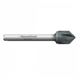 CS6D2 1/8 Ø 100° 6 Flute Carbide Countersink CVD Diamond