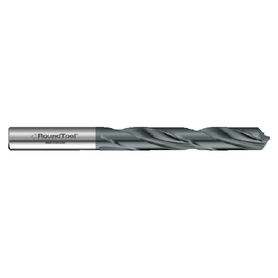 FF2PD1 #30 Ø 2 Flute Four Facet Point Carbide Drill PVD Diamond