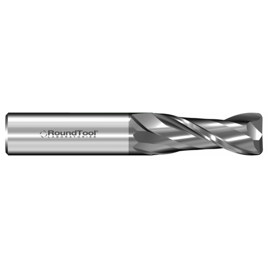 GR2RD1 1/2XL Ø 2" x 6" x 1/2 2 Flute .062 Radius Carbide End Mill PVD Diamond