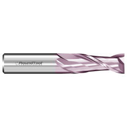 GR2SAT 1/16L Ø 1/4 x 2" x 1/8 2 Flute Square End Carbide End Mill AlTiN