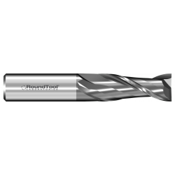 GR2SD1 1/16L Ø 1/4 x 2" x 1/8 2 Flute Square End Carbide End Mill PVD Diamond