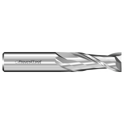 GR2SUC 1/16L Ø 1/4 x 2" x 1/8 2 Flute Square End Carbide End Mill
