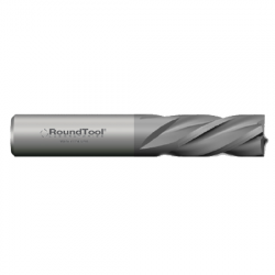 GRD4SD2 1" Ø 1-3/8 x 4" x 1" 4 Flute Square End Downshear Carbide End Mill CVD Diamond