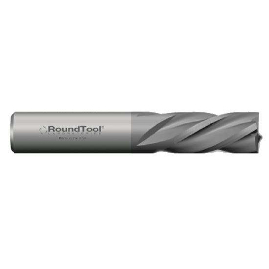 GRD4SD2 1" Ø 1-3/8 x 4" x 1" 4 Flute Square End Downshear Carbide End Mill CVD Diamond