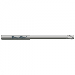 LR12X3BUC .031 Ø .046 x 2-1/2 x 1/8 3 Flute Ball End .375 Lbs Long Reach Carbide Micro End Mill