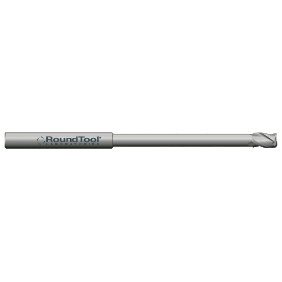 LR12X3BUC .093 Ø .139 x 2-1/2 x 1/8 3 Flute Ball End 1.125 Lbs Long Reach Carbide Micro End Mill