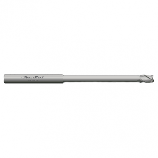 LR12X3RUC .062 Ø .093 x 2-1/2 x 1/8 3 Flute .015 Radius .750 Lbs Long Reach Carbide Micro End Mill