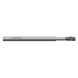 LR5X3RD1 .031 Ø .046 x 2-1/2 x 1/8 3 Flute .005 Radius .156 Lbs Long Reach Carbide Micro End Mill PVD Diamond