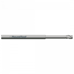 LR8X3BUC .031 Ø .046 x 2-1/2 x 1/8 3 Flute Ball End .250 Lbs Long Reach Carbide Micro End Mill