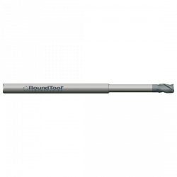 LR8X3RD2 .031 Ø .046 x 2-1/2 x 1/8 3 Flute .005 Radius .250 Lbs Long Reach Carbide Micro End Mill CVD Diamond