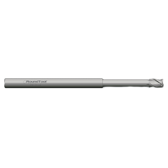 LR8X3SUC .047 Ø .070 x 2-1/2 x 1/8 3 Flute Square End .375 Lbs Long Reach Carbide Micro End Mill