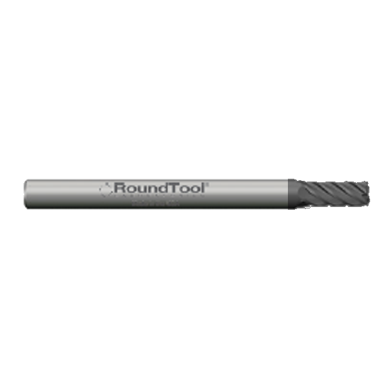 SS5SD1 .060 Ø .180 x 1-1/2 x 1/8 5 Flute Square End Carbide Micro End Mill for Finishing PVD Diamond